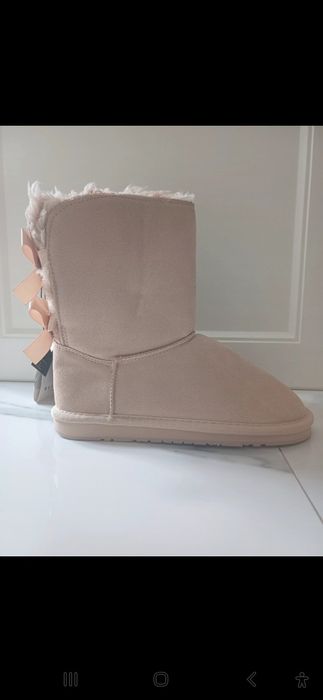 buty emu ze skóry zamszowej, nowe nie noszone