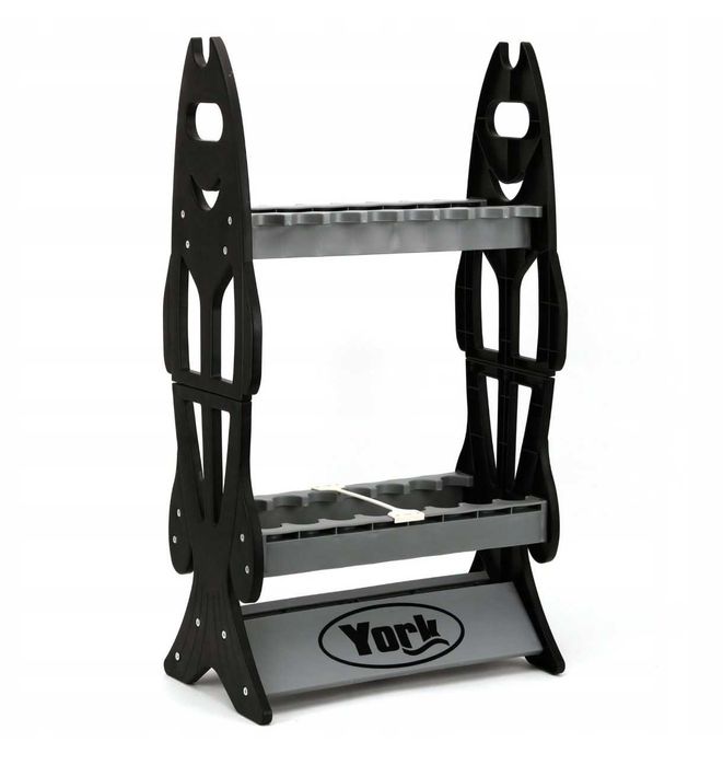 Stojak na Wędki na 16 Sztuk Nowy Stabilna Podpórka 44x80x25 cm