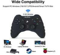 VooFun Kontroler Pad bezprzewodowy PC PS3 TV bez odbiornika 2,4GHz