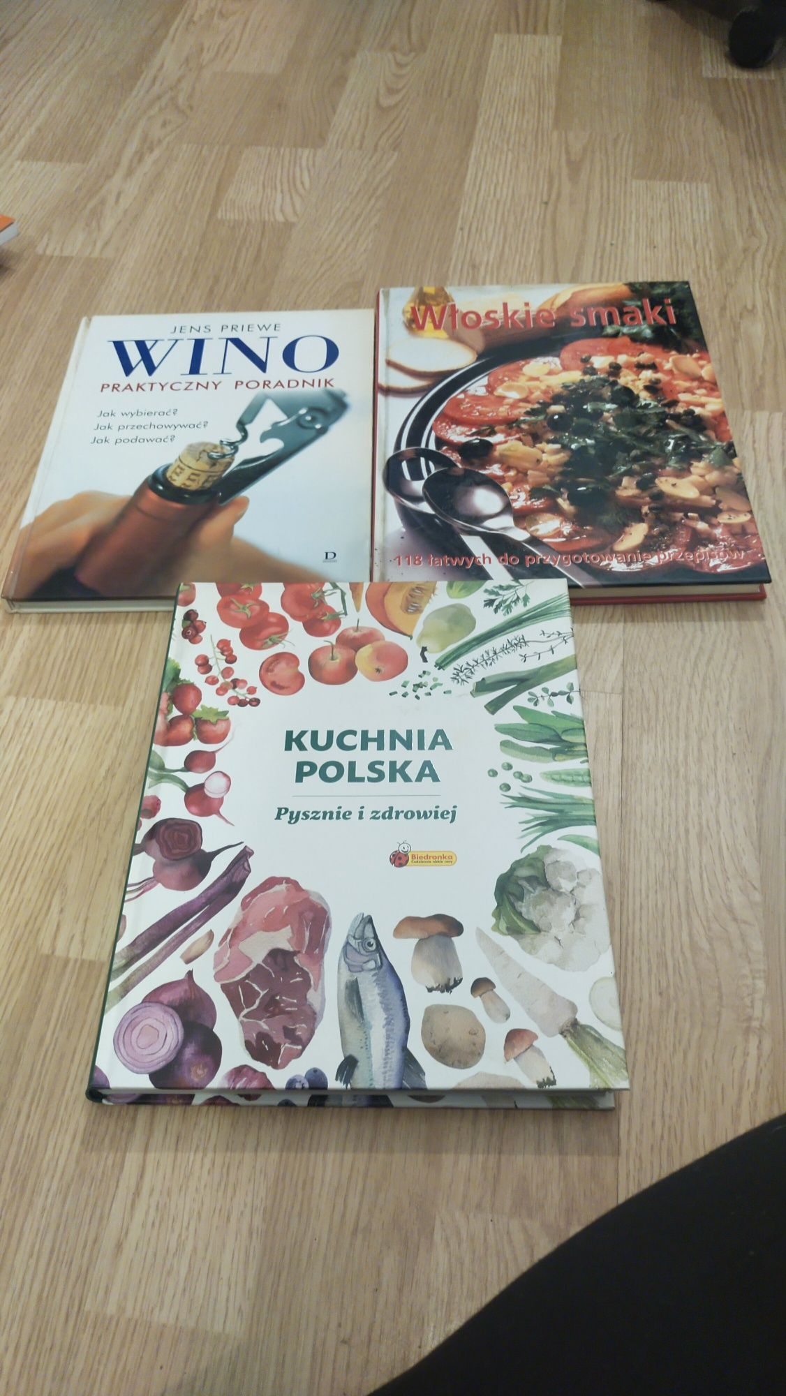 3 różne książki kucharskis