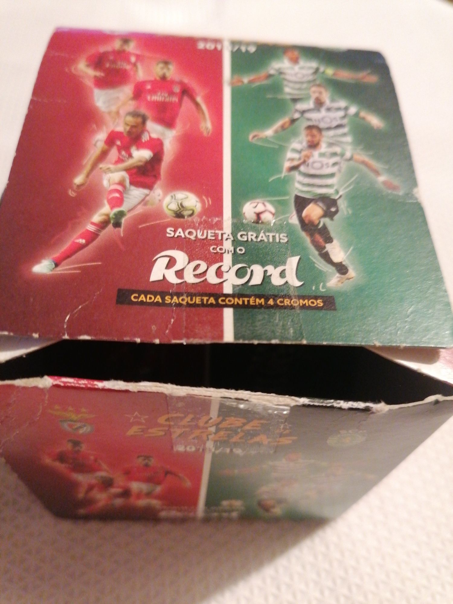 41 saquetas cromos futebol Clube Estrelas
