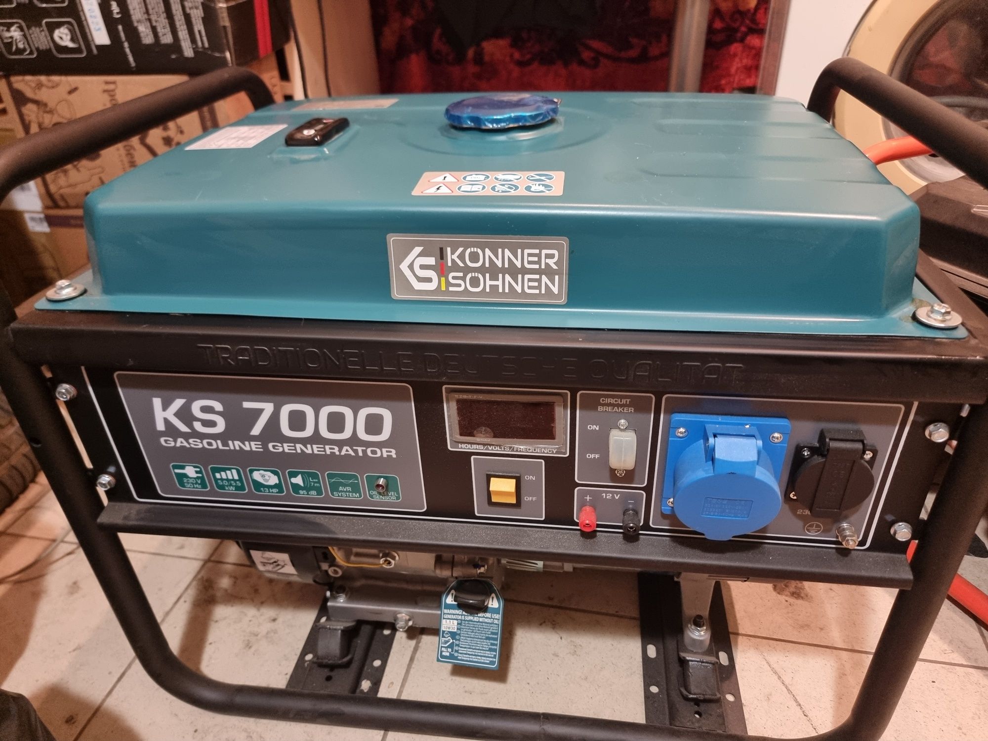 Генератор бензиновий Konner & Sohnen KS 7000