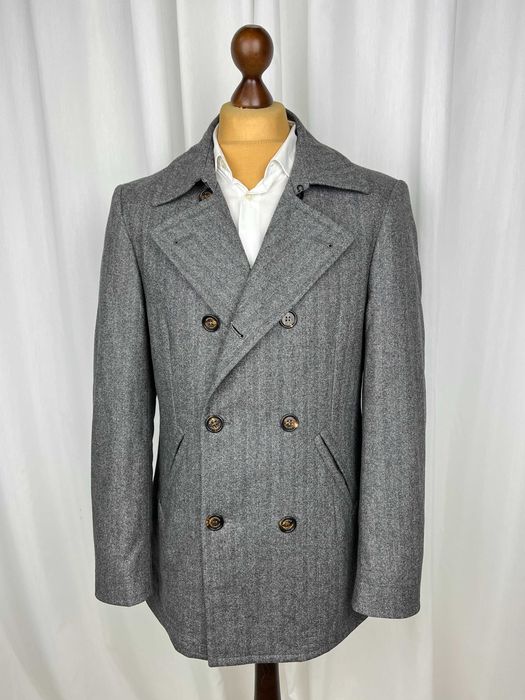 BRUNELLO CUCINELLI Wool\Cashmere Coat двубортне вовна пальто Брунелло