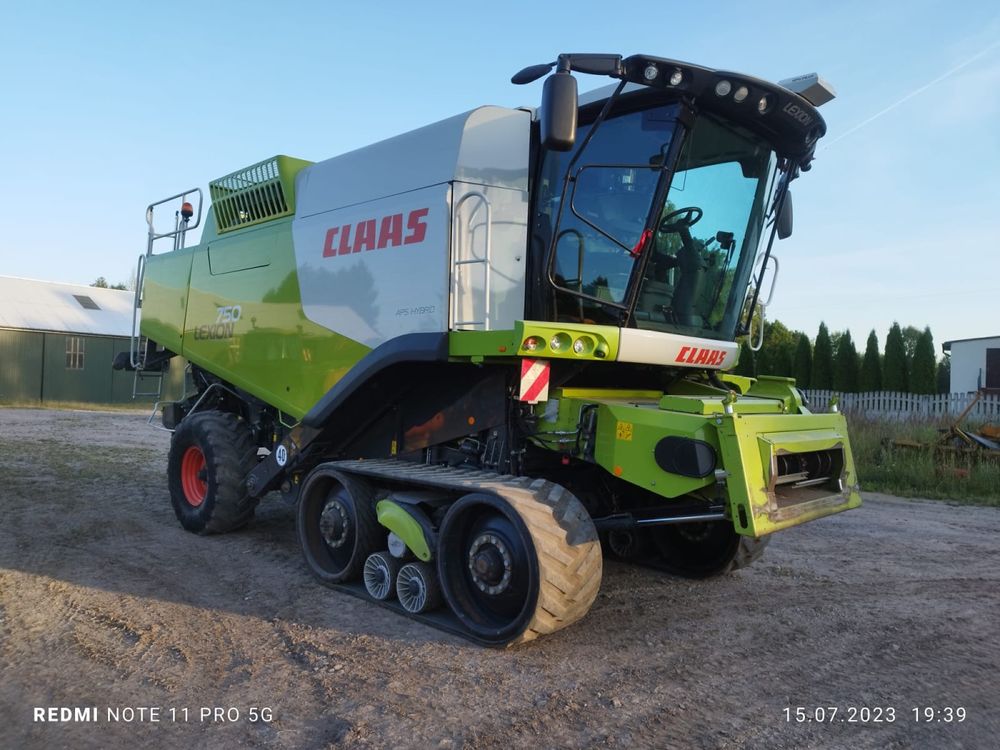 Claas Lexion 750 oryginalny przebieg 900 młocarni mapowanie z Niemiec