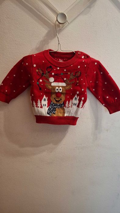 Camisola de Natal com rena
