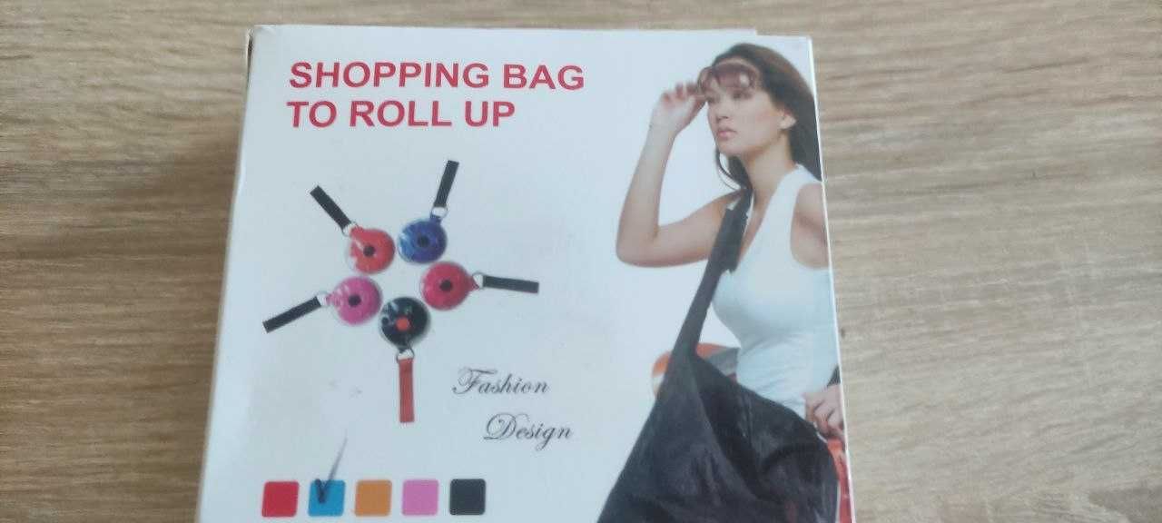 Складная сумка шопер для покупок Shopping bag to roll up