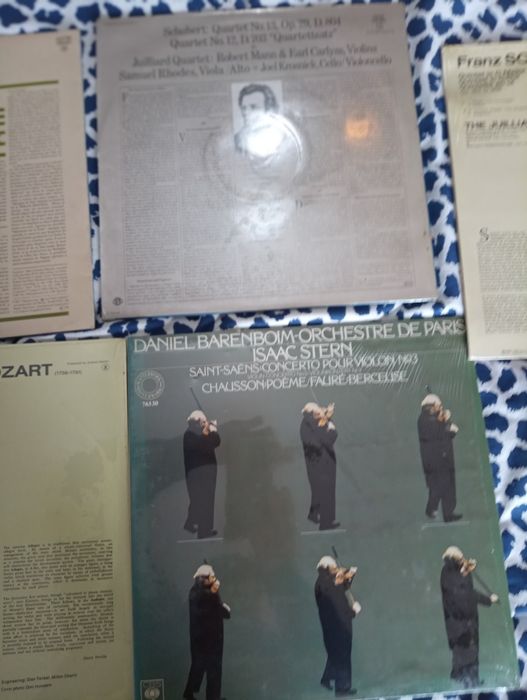 5 discos de vinil musica clássica 	Selo 	CBS Records Masterworks