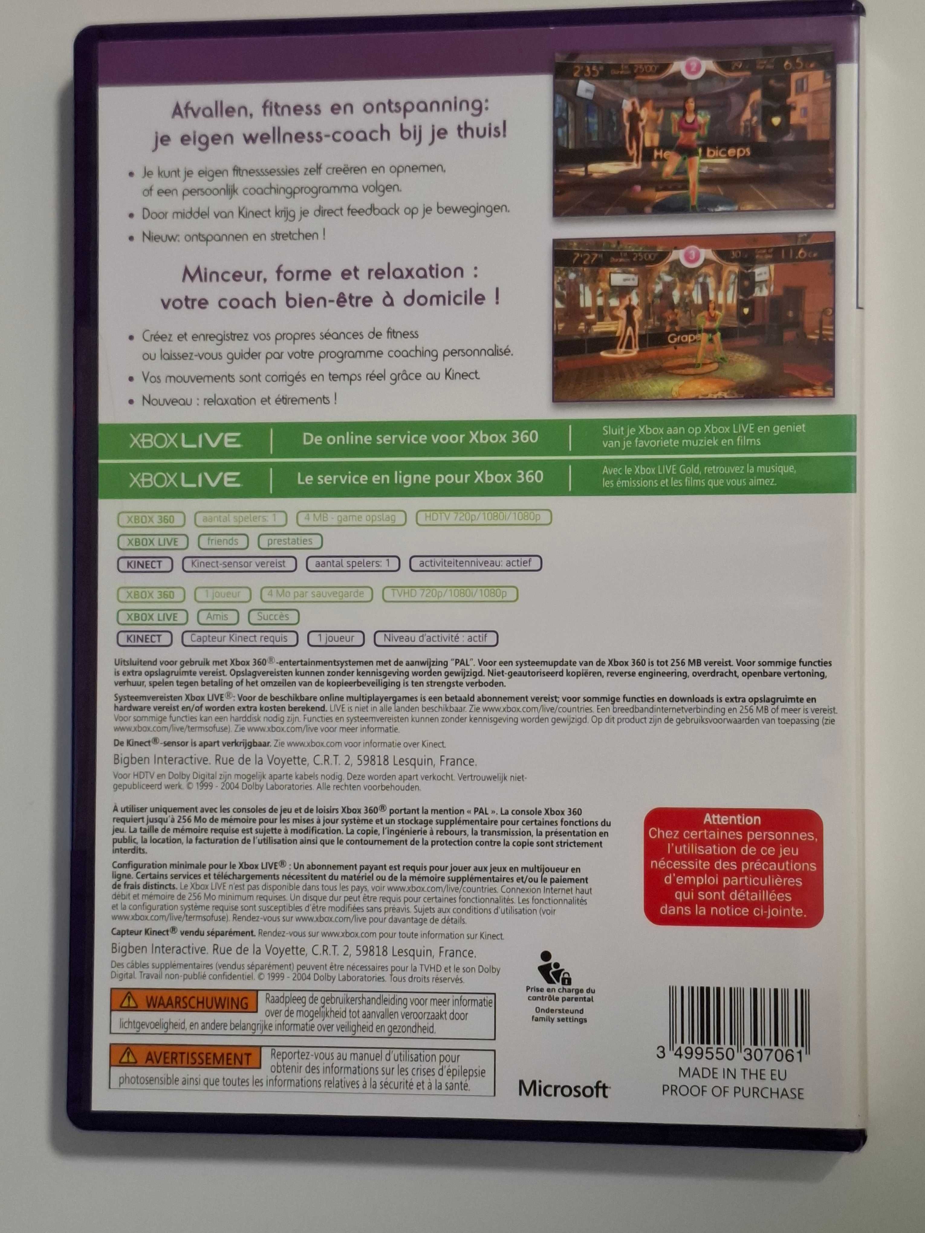 Gra My Body Coach 3 Xbox 360 Kinect