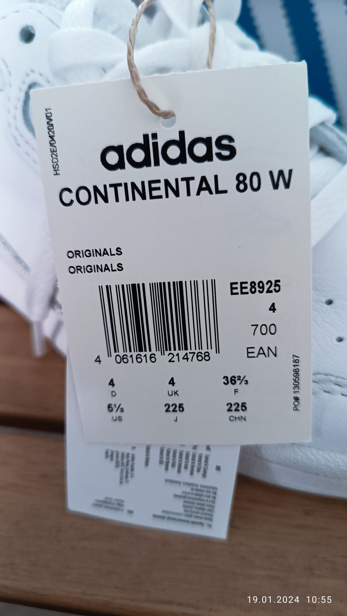 Buty adidas damskie dziewczęce rozmiar 36,5 nowe