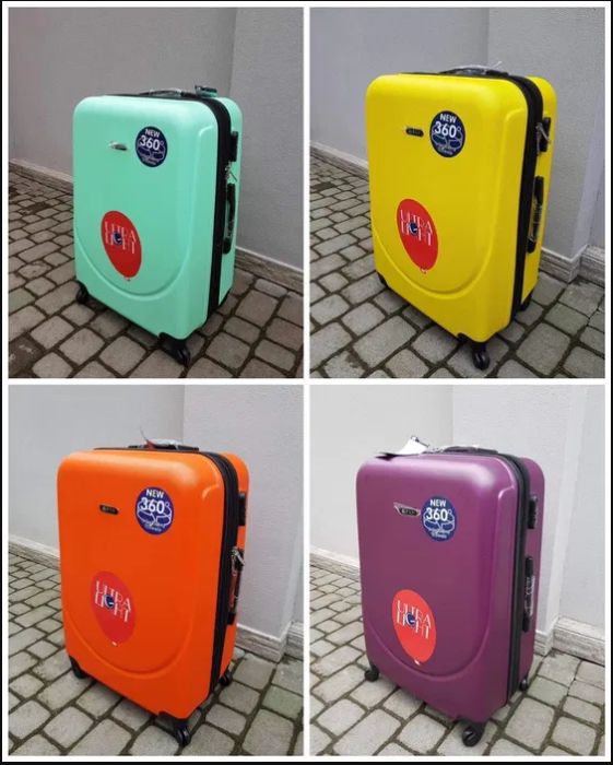 Чемодан фирма Wings 310 Польша, сумка на колесах, валіза разные цвета!