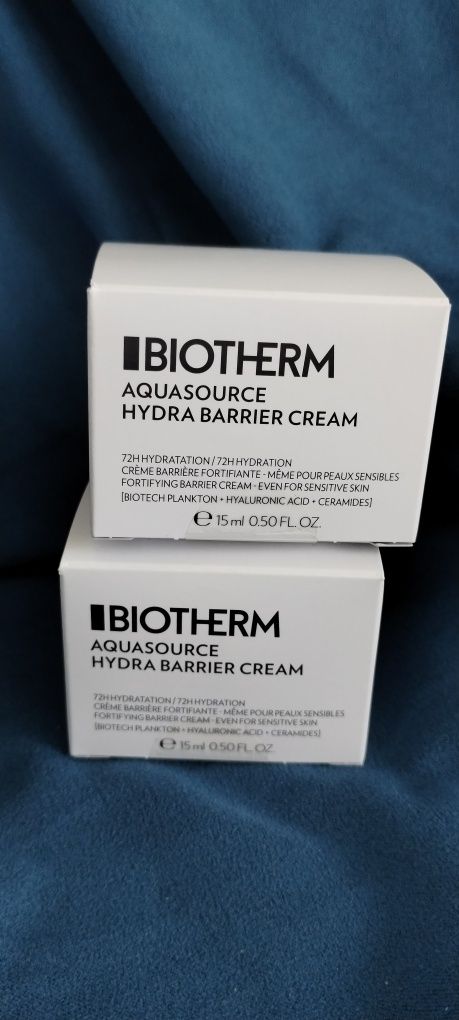 Biotherm Aquasource Hydra Barrier Cream 15 ml – krem nawilżający i wzm