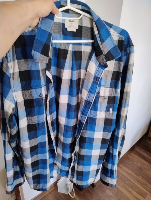 Koszula męska róż L vans