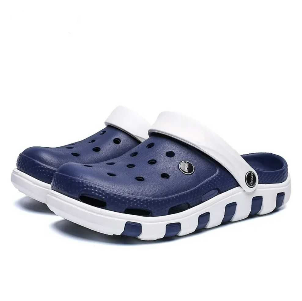 Chinelos tipo Crocs, para homem, antiderrapantes - tamanho 43 (novos)