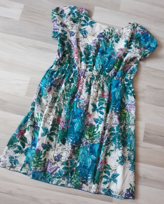 C&A Jessica letnia zwiewna Sukienka bawełna z podszewką 42/ 44