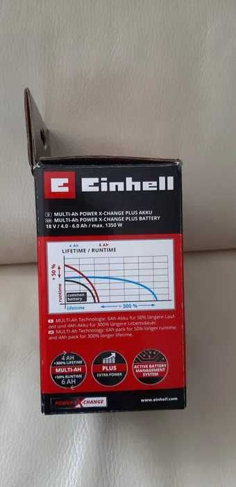Akumulator EINHELL 18V 6.0 Ah- 4.0 Ah Power X-CHANGE Plus NOWY
