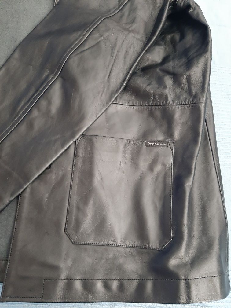 Kurtka skórzana męska   Calvin Klein