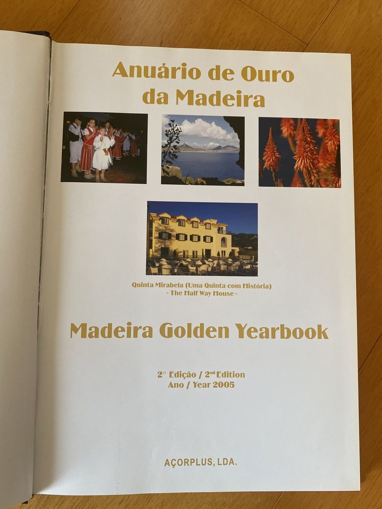 2 livros: anuario de ouro da Madeira 2 edicao  e igreja do Colegio