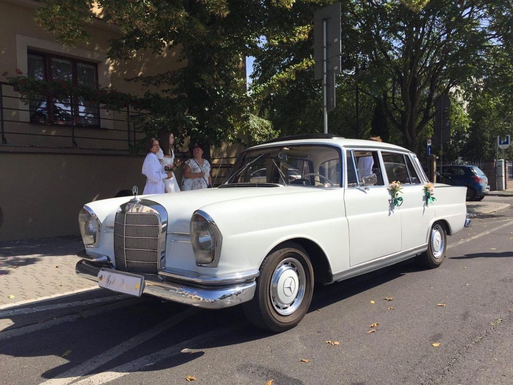 Auto do ślubu wesele uroczystość ślub Mercedes S ponad 60 lat piękny!