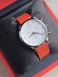 Pasek skórzany 20 mm do  Tissot Classic Chrono , Orange