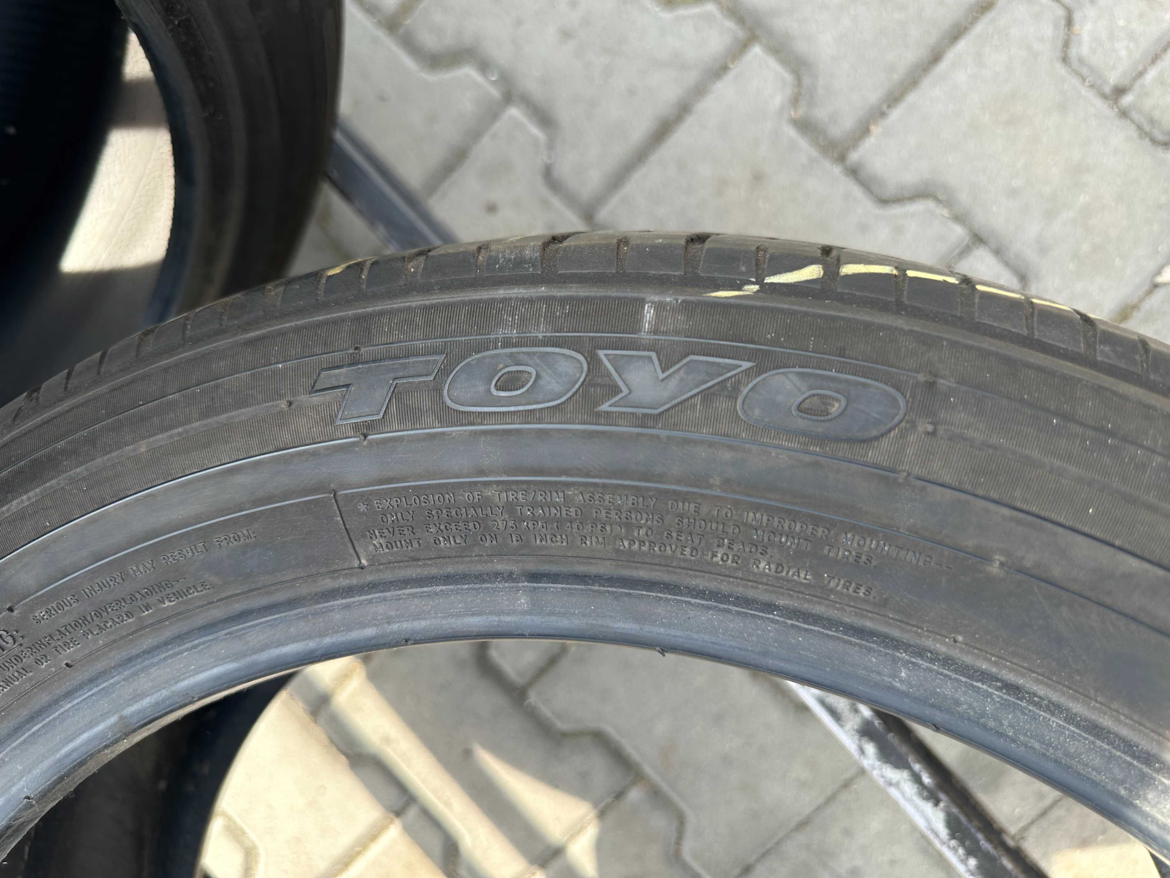 215/50r18 toyo proxes r40  lato para 7mm