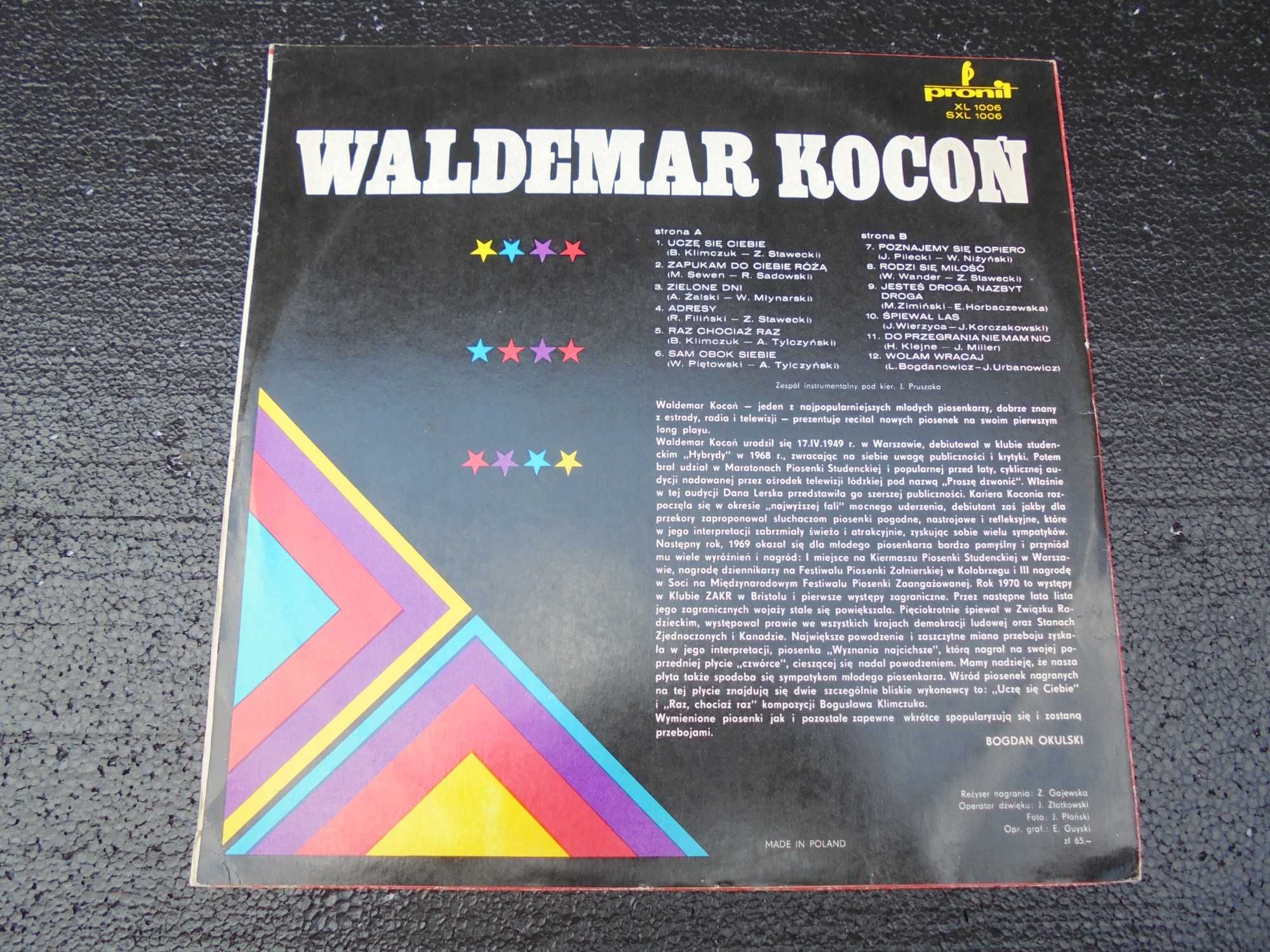 Waldemar Kocoń - 1 st.Press