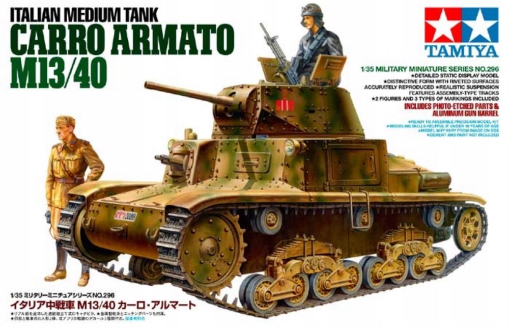 Czołg M13/40 Italian Tank model 1:35 Tamiya 35296