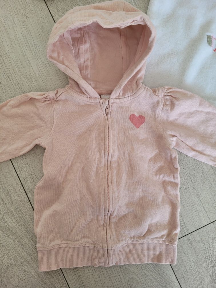 H&M, Lupilu. 2x bluza z kapturem, rozmiar 86 / 92