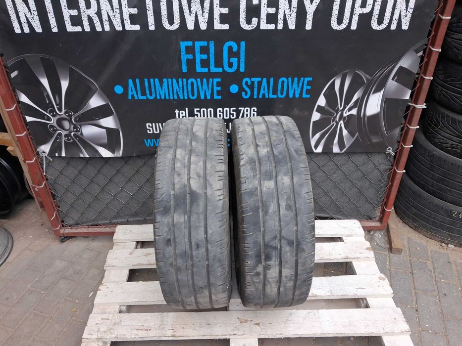 2x używane opony letnie 235/65 R16C Continental 2023r Gwarancja Montaż