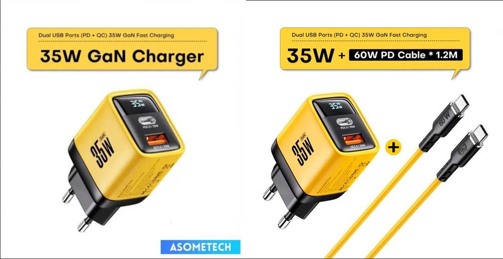 Зарядні пристрої Ugreen, Toocki, Essager, Asometech