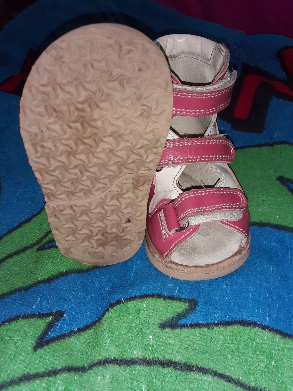Ортопедическая обувь на девочку.Ортопедические босоножки 12 размер