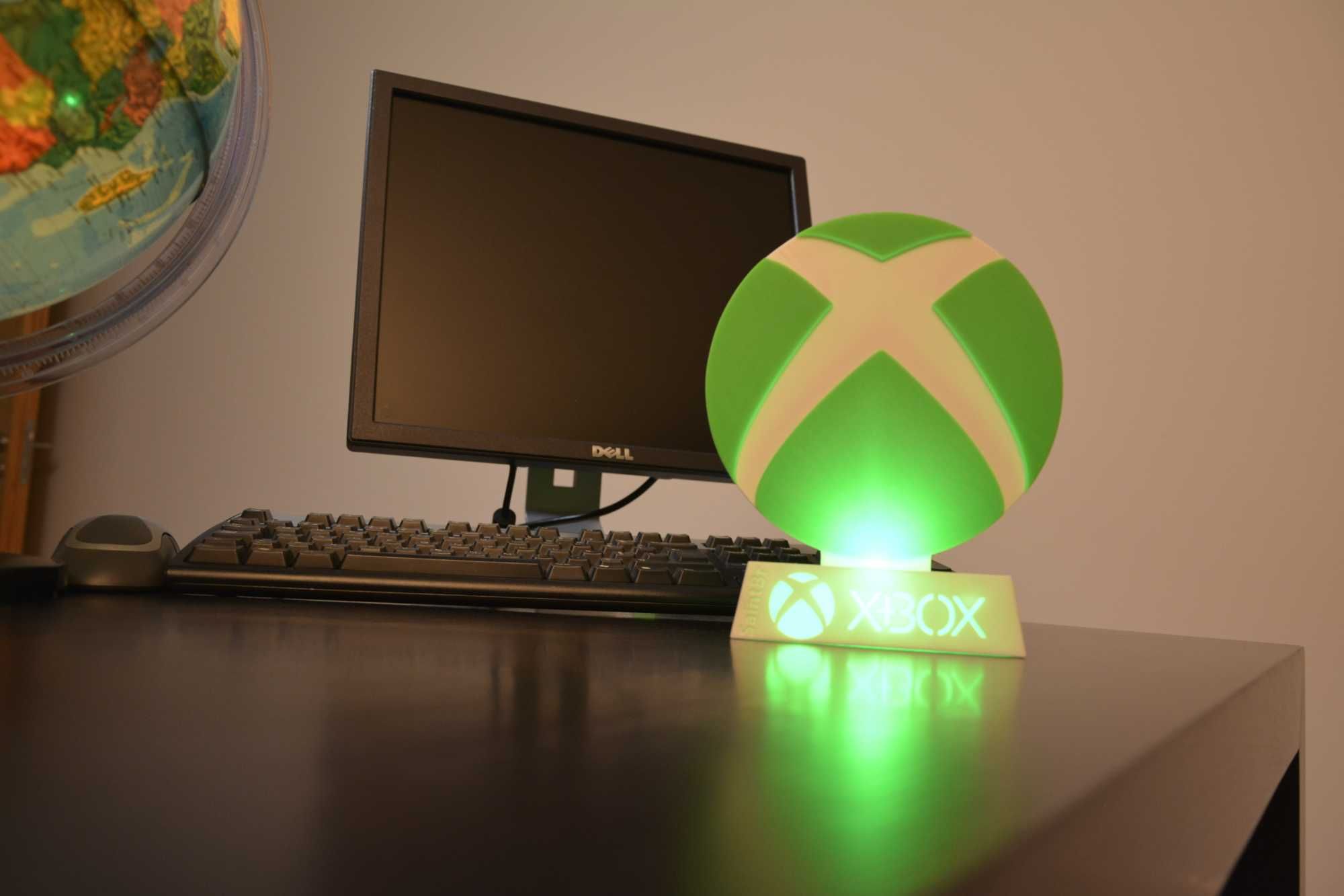 Xbox Troféu, logo decorativo com iluminação