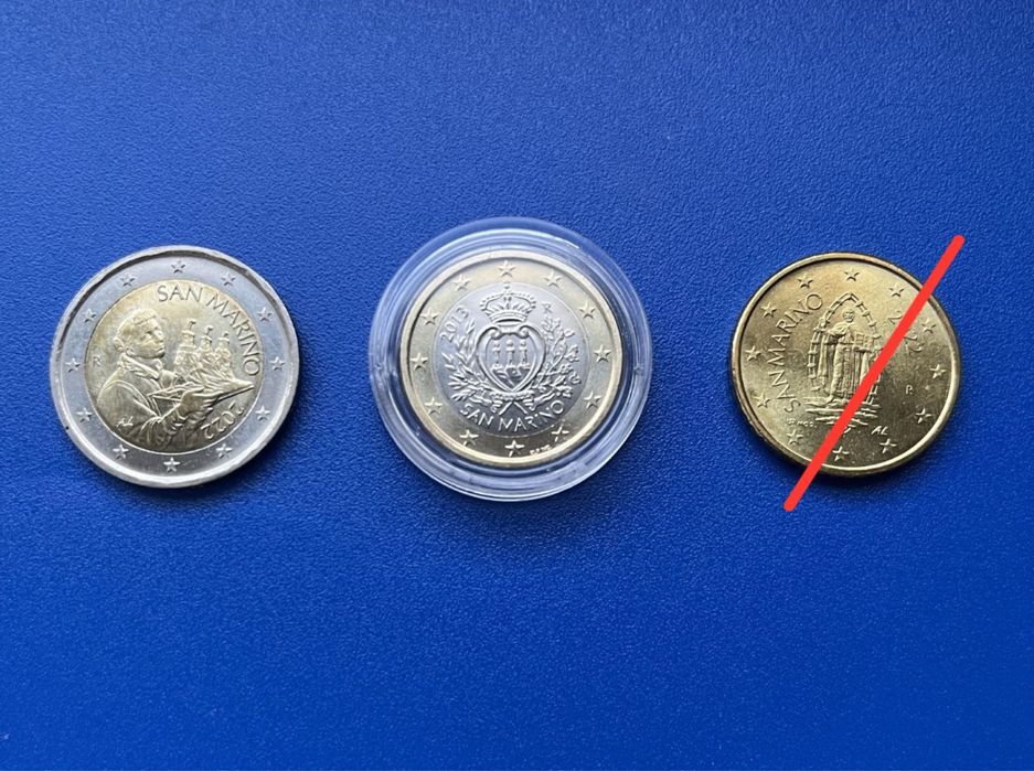 Продам евро монети