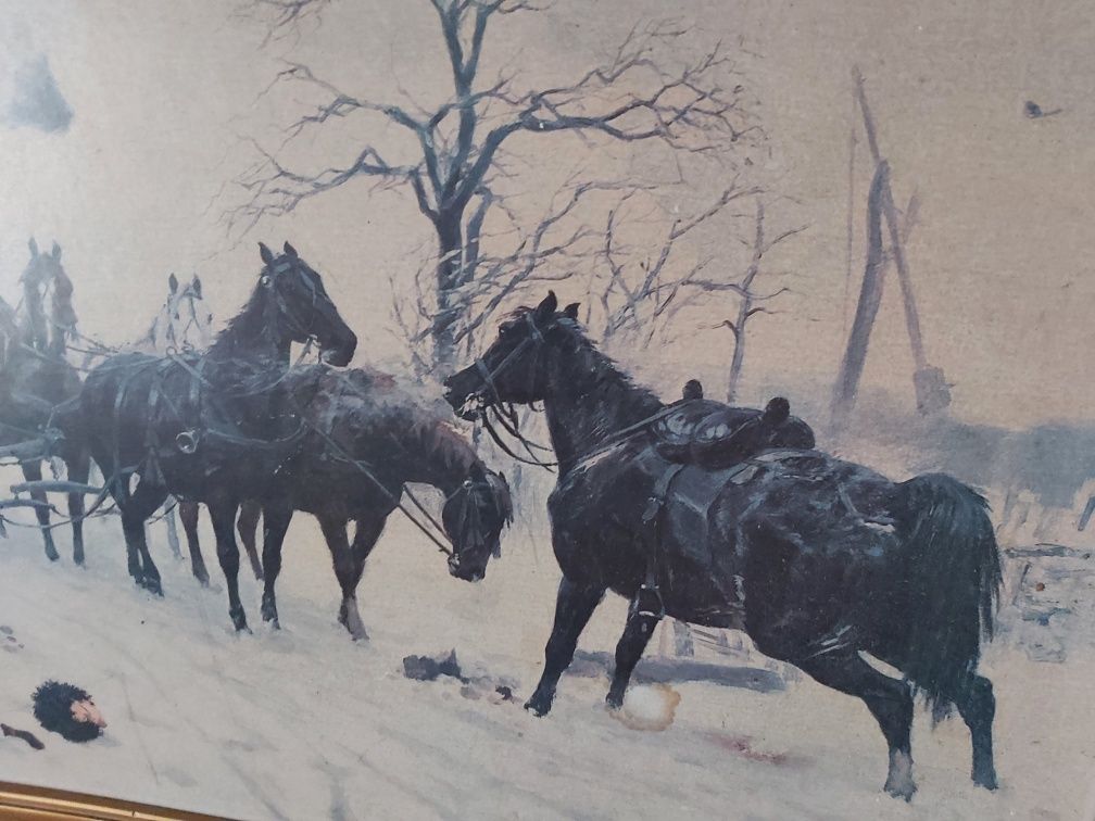 Obraz olej na płótnie 47x82cm Stanisław Witkiewicz Wąskie Wrota