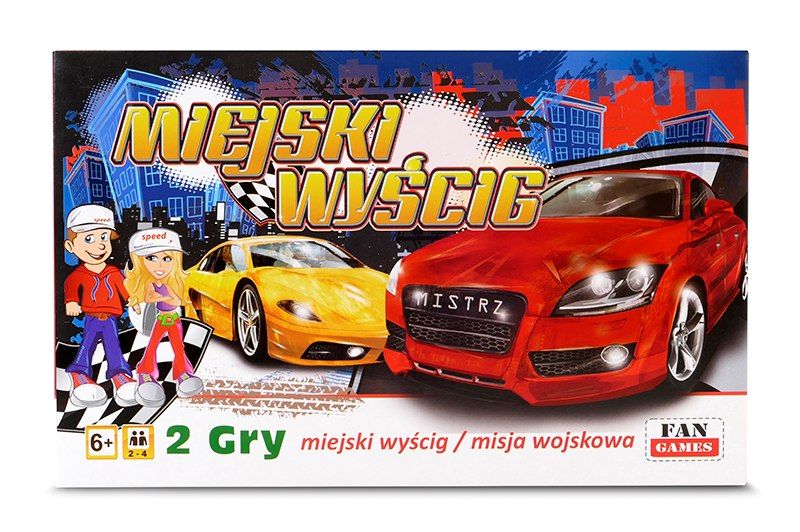 Gry planszowe 2w1 miejski wyścig misja wojskowa