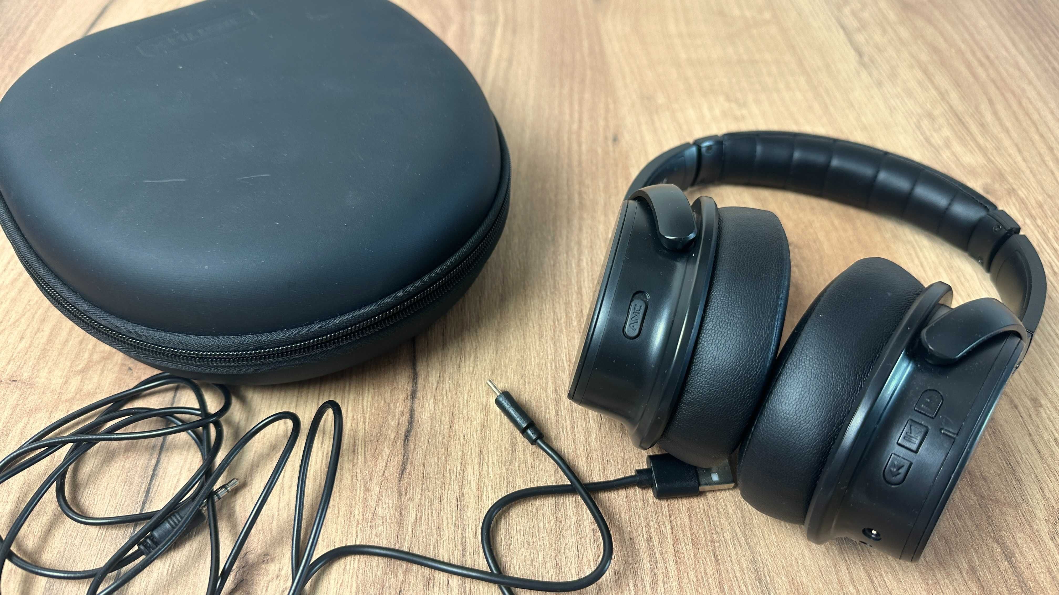 Słuchawki nauszne XMUSIC BTH900 ANC Czarny