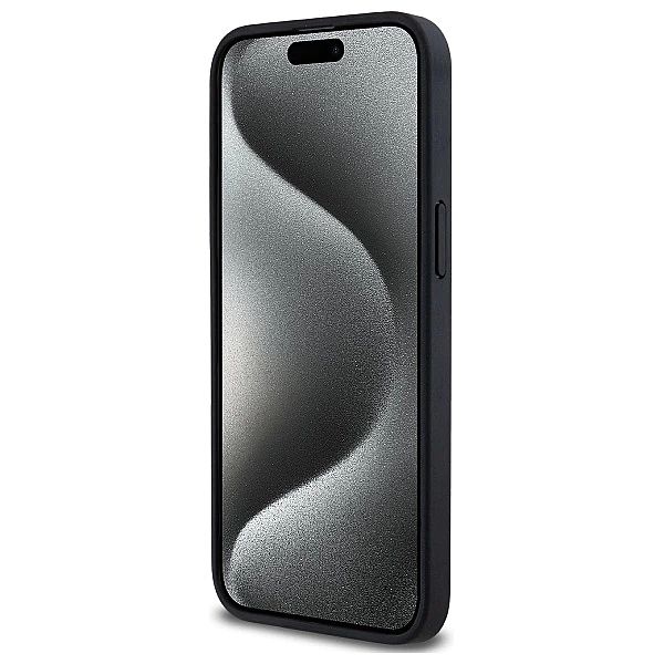 Etui US Polo Printed DH Logo na iPhone 15 Pro Max 6,7" - czarne