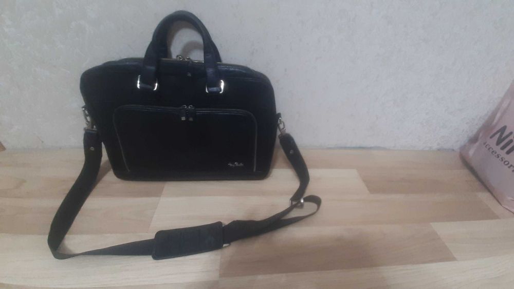 Чоловіча сумка-портфель з натуральної шкіри Tony Perotti Contatto