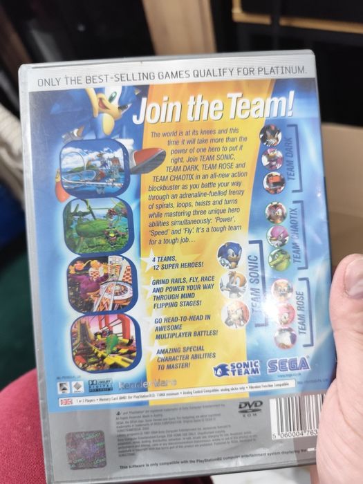 Sonic Heroes PS2 PlayStation 2