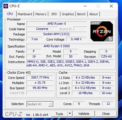 Ryzen 5 5500 com disipador