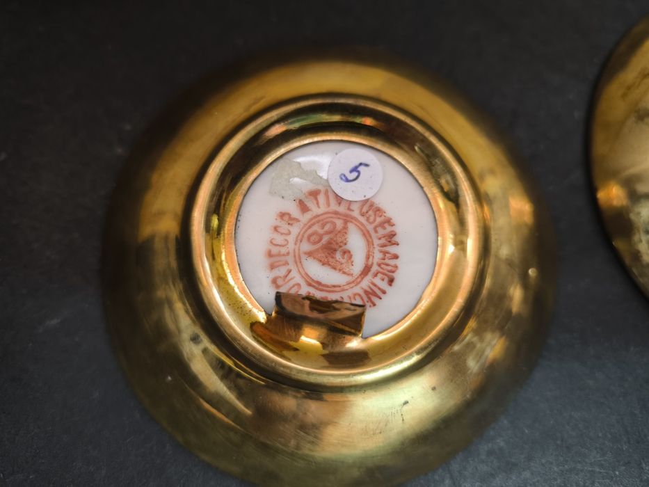 2 Pratos Decorativos Pintados à Mão