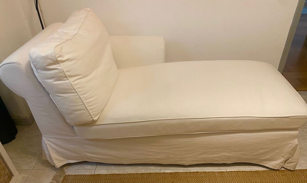 Chaise-Long Branca Ikea