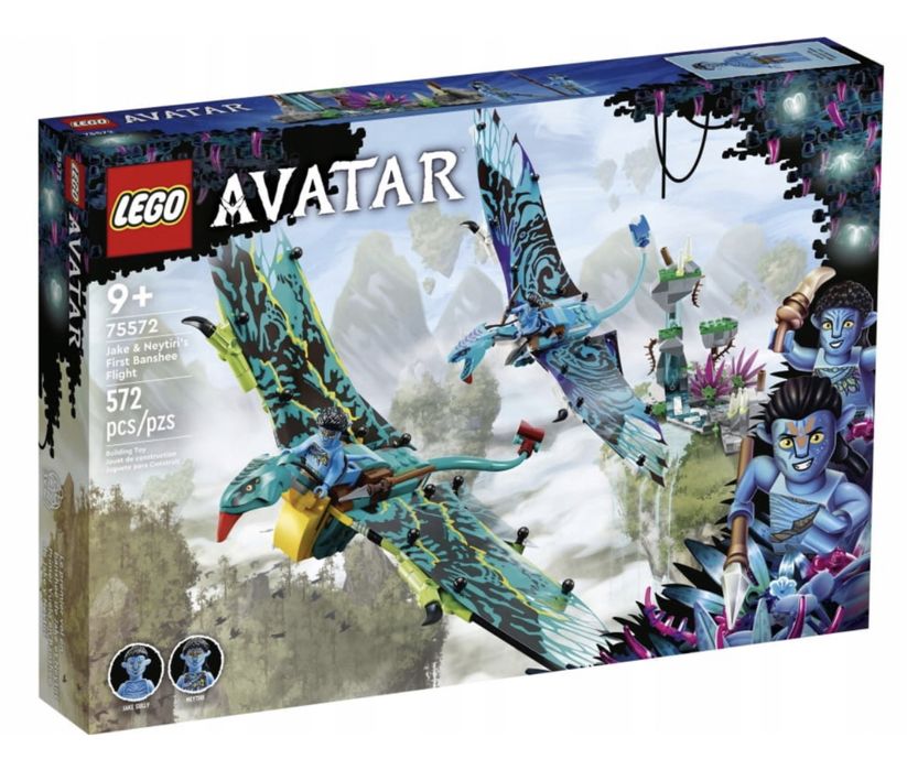 NOWE LEGO Avatar Pierwszy lot na zmorze Jake'a i Neytiri 75572