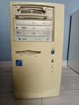 Komputer PC retro nagrywarka, stacja dyskietek, kieszeń Okazja