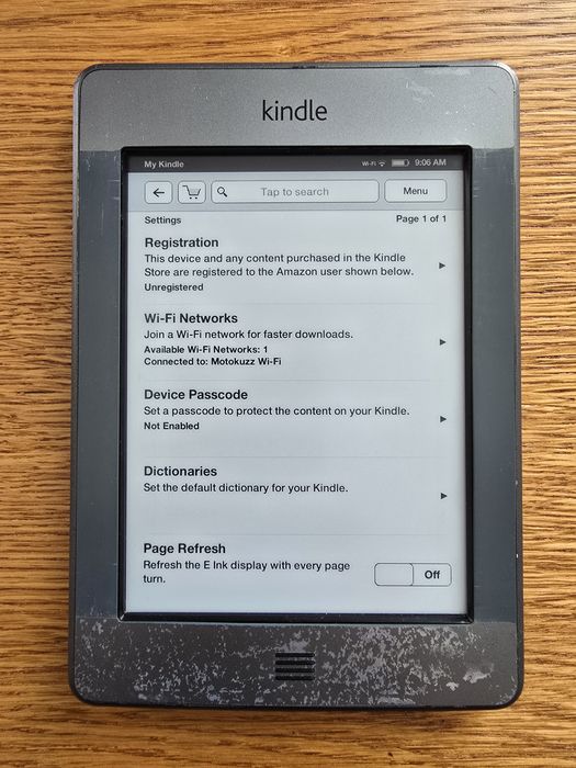 Електронна книга (читалка) Kindle Touch 4