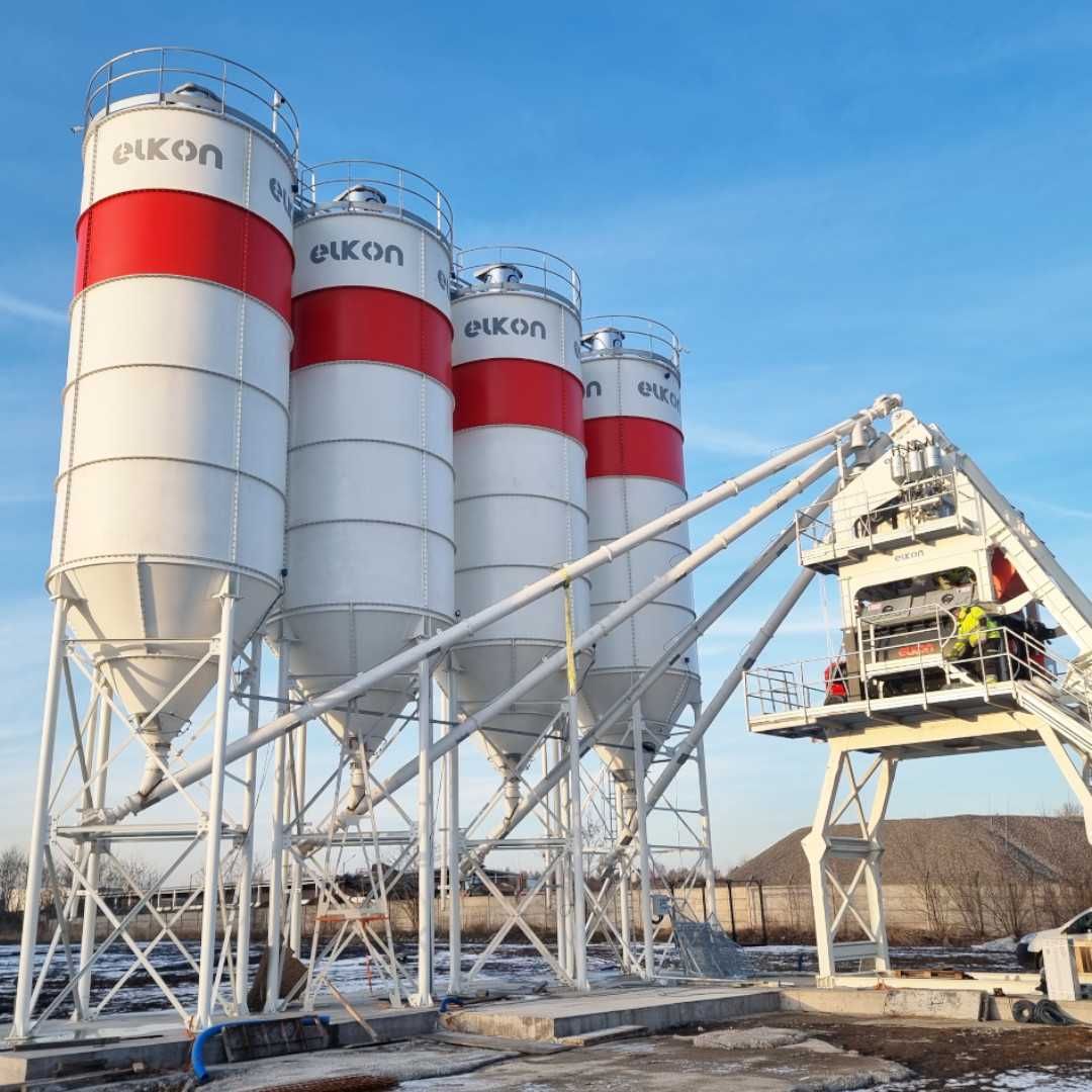 Silos na cement, popiół, materiały sypkie 125 ton - ELKON- z dostawą