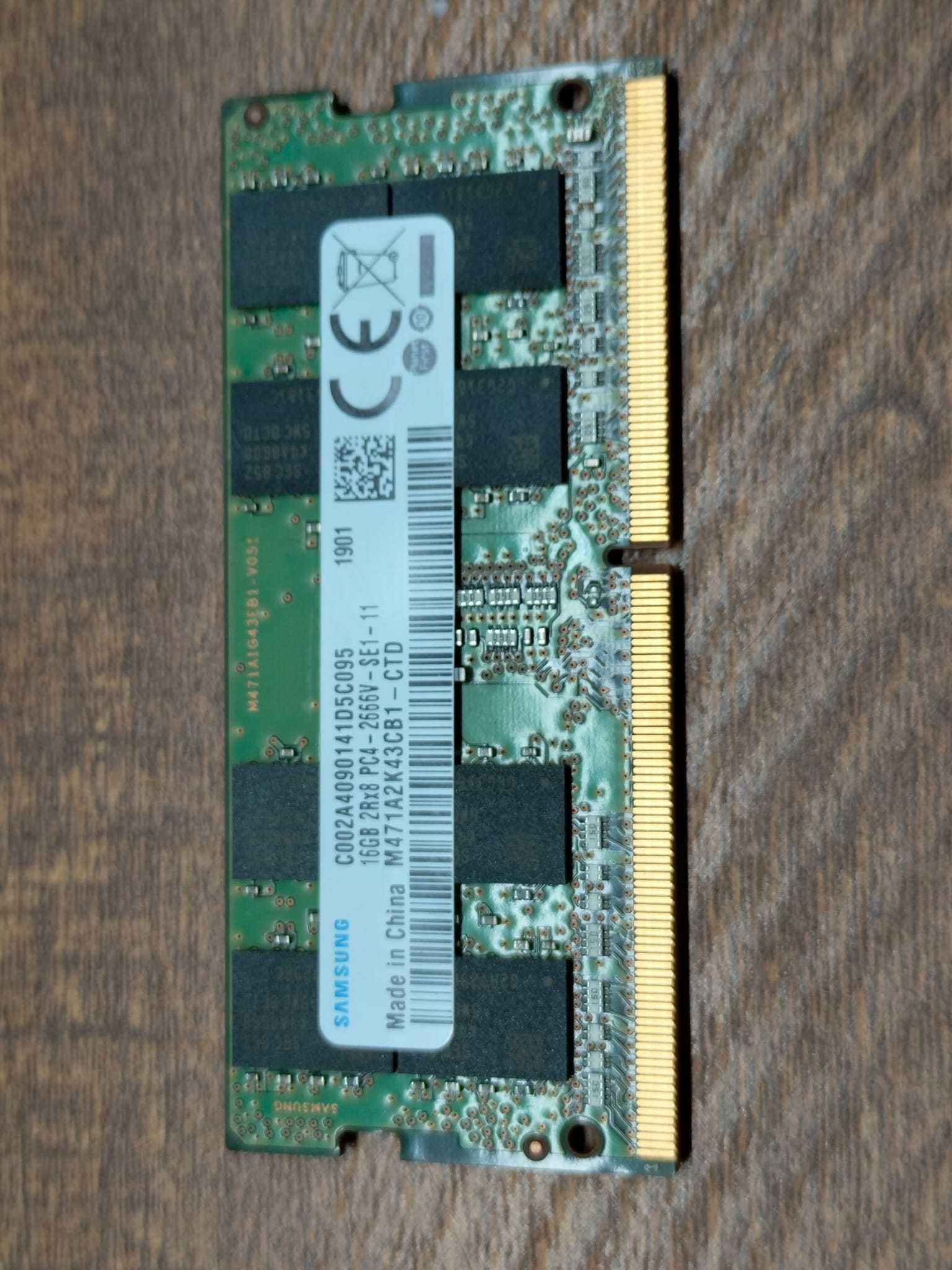 2 x Modulos RAM 16 GB DDR4 - 2600 Mhz, para portátil