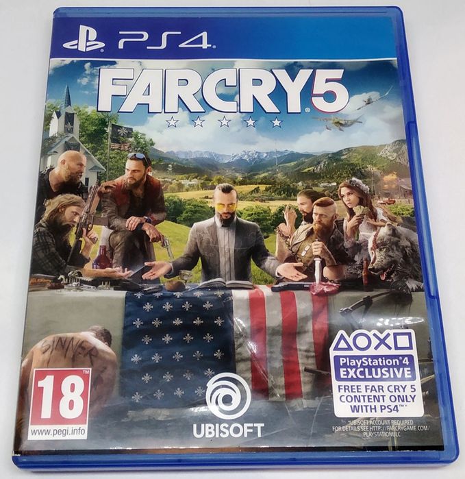 Far cry 5 ps4 em bom estado