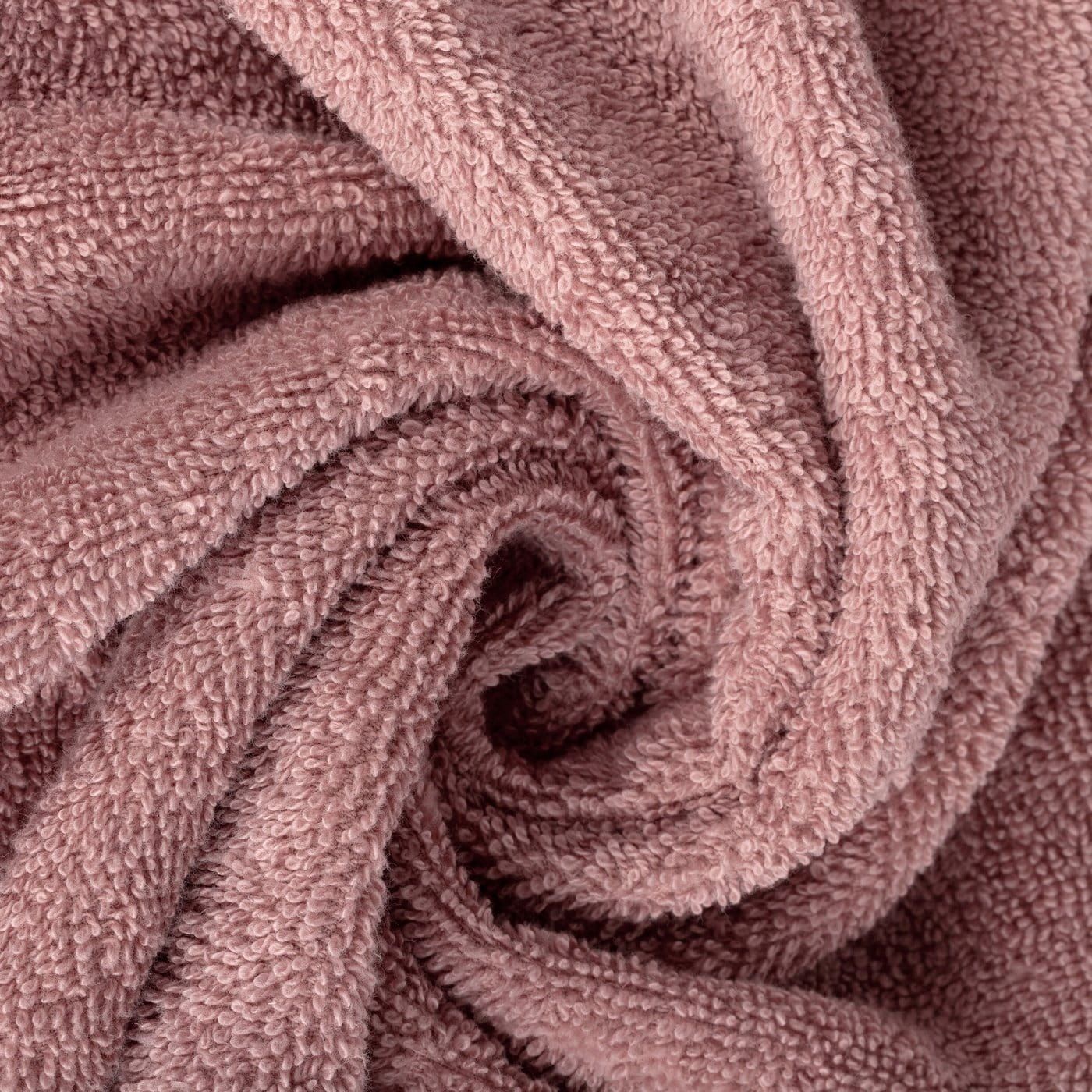 Ręcznik 30x50 pudrowy różowy z ozdobną welurową