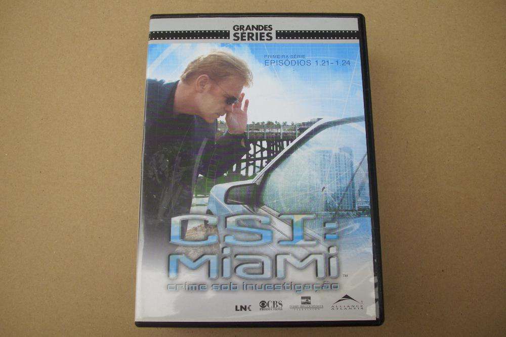 4 DVD's CSI Miami - série 1 (incompleta)