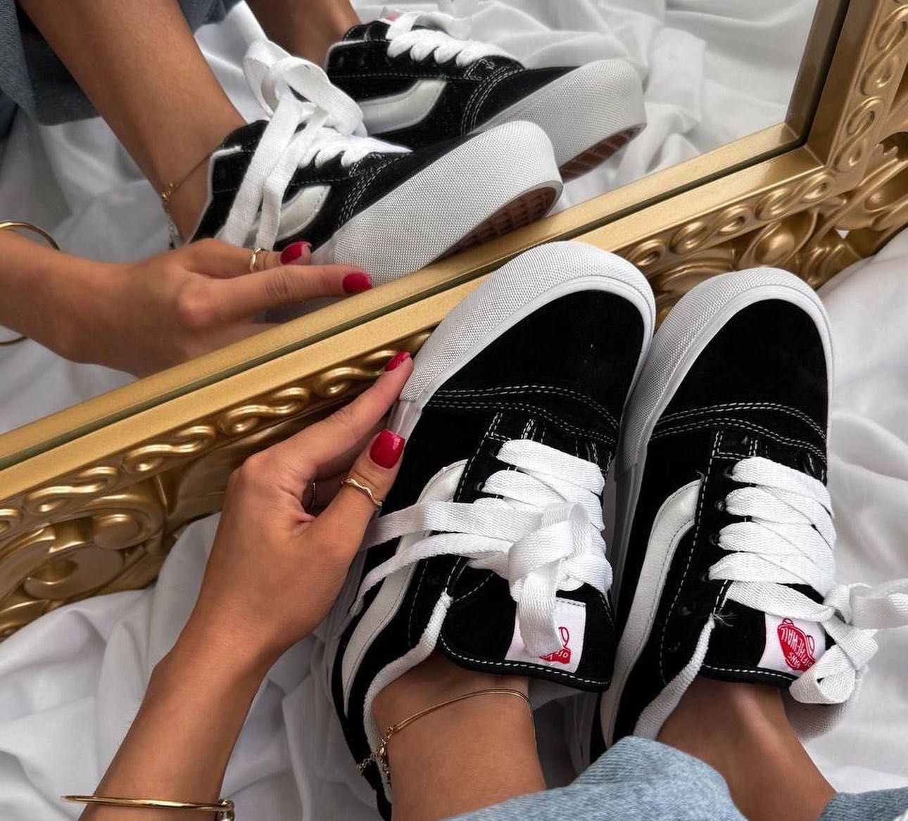 Vans Knu Skool Black, Ванси чорні унісекс
